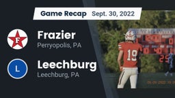 Recap: Frazier  vs. Leechburg  2022