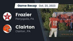 Recap: Frazier  vs. Clairton  2023