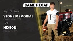 Recap: Stone Memorial  vs. Hixson  2016