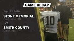 Recap: Stone Memorial  vs. Smith County  2016