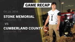 Recap: Stone Memorial  vs. Cumberland County  2016
