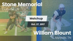Matchup: Stone Memorial vs. William Blount  2017
