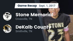 Recap: Stone Memorial  vs. DeKalb County  2017