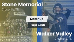 Matchup: Stone Memorial vs. Walker Valley  2018