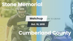 Matchup: Stone Memorial vs. Cumberland County  2018