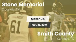 Matchup: Stone Memorial vs. Smith County  2019