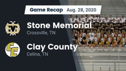Recap: Stone Memorial  vs. Clay County 2020