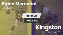 Matchup: Stone Memorial vs. Kingston  2020