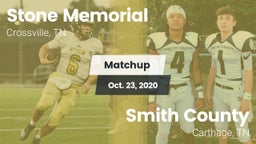 Matchup: Stone Memorial vs. Smith County  2020