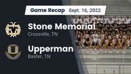 Recap: Stone Memorial  vs. Upperman  2022