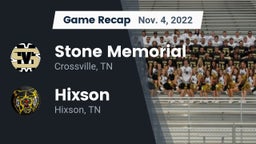 Recap: Stone Memorial  vs. Hixson  2022