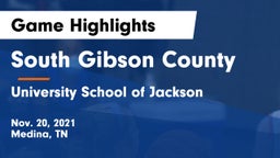 South Gibson County  vs University School of Jackson Game Highlights - Nov. 20, 2021