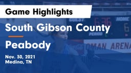 South Gibson County  vs Peabody  Game Highlights - Nov. 30, 2021