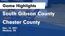 South Gibson County  vs Chester County  Game Highlights - Dec. 14, 2021