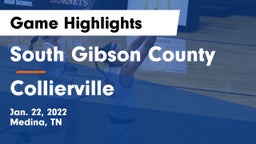 South Gibson County  vs Collierville  Game Highlights - Jan. 22, 2022
