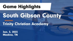South Gibson County  vs Trinity Christian Academy  Game Highlights - Jan. 3, 2023
