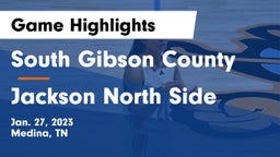 South Gibson County  vs Jackson North Side  Game Highlights - Jan. 27, 2023