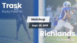 Matchup: Trask vs. Richlands  2018