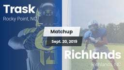 Matchup: Trask vs. Richlands  2019