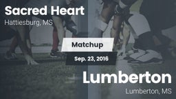 Matchup: Sacred Heart vs. Lumberton  2016