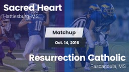 Matchup: Sacred Heart vs. Resurrection Catholic  2016