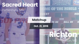Matchup: Sacred Heart vs. Richton  2016