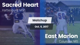 Matchup: Sacred Heart vs. East Marion  2017