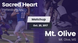 Matchup: Sacred Heart vs. Mt. Olive  2017
