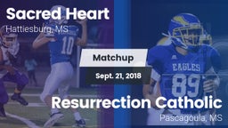 Matchup: Sacred Heart vs. Resurrection Catholic  2018