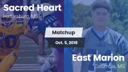 Matchup: Sacred Heart vs. East Marion  2018
