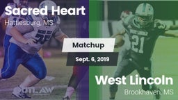 Matchup: Sacred Heart vs. West Lincoln  2019