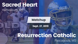 Matchup: Sacred Heart vs. Resurrection Catholic  2019