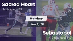 Matchup: Sacred Heart vs. Sebastopol  2019