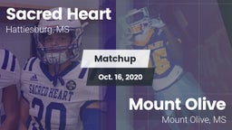 Matchup: Sacred Heart vs. Mount Olive  2020