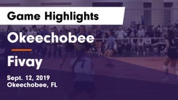 Okeechobee  vs Fivay  Game Highlights - Sept. 12, 2019