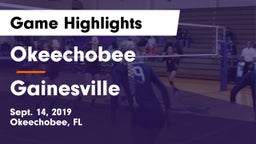 Okeechobee  vs Gainesville  Game Highlights - Sept. 14, 2019