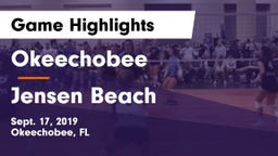 Okeechobee  vs Jensen Beach Game Highlights - Sept. 17, 2019