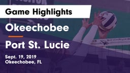 Okeechobee  vs Port St. Lucie  Game Highlights - Sept. 19, 2019