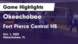 Okeechobee  vs Fort Pierce Central HS Game Highlights - Oct. 1, 2020