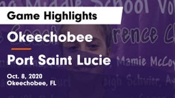 Okeechobee  vs Port Saint Lucie Game Highlights - Oct. 8, 2020