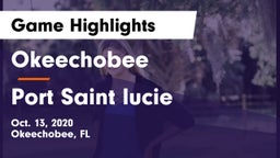 Okeechobee  vs Port Saint lucie Game Highlights - Oct. 13, 2020