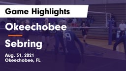 Okeechobee  vs Sebring  Game Highlights - Aug. 31, 2021