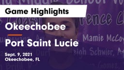 Okeechobee  vs Port Saint Lucie Game Highlights - Sept. 9, 2021