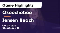 Okeechobee  vs Jensen Beach  Game Highlights - Oct. 28, 2022