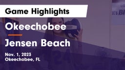 Okeechobee  vs Jensen Beach  Game Highlights - Nov. 1, 2023