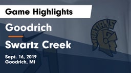 Goodrich  vs Swartz Creek  Game Highlights - Sept. 16, 2019