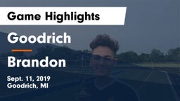 Goodrich  vs Brandon  Game Highlights - Sept. 11, 2019