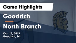 Goodrich  vs North Branch  Game Highlights - Oct. 15, 2019