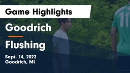 Goodrich  vs Flushing  Game Highlights - Sept. 14, 2022