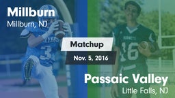 Matchup: Millburn vs. Passaic Valley  2016